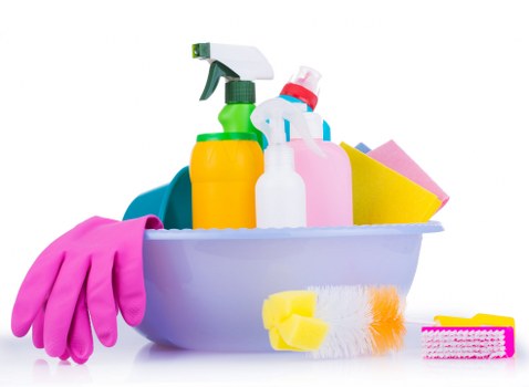 Deep carpet cleaning process for a busy business space